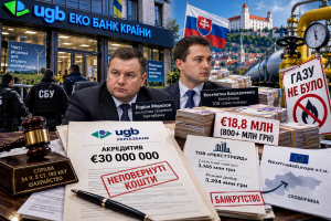 18,8 мільйона євро у Словаччину без газу: державний Укргазбанк втратив мільйони на фіктивній угоді київської фірми