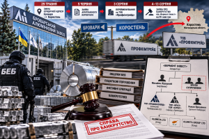 Класичний банкрутний «фокус»: як колишній Броварський алюмінієвий завод за три місяці змінив ім’я, «прописався» на Житомирщині та втік від БЕБ у суд