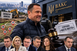 Земельний дерибан на мільярди: справа київського «смотрящого» Дениса Комарницького та топчиновників КМДА офіційно зайшла до ВАКС